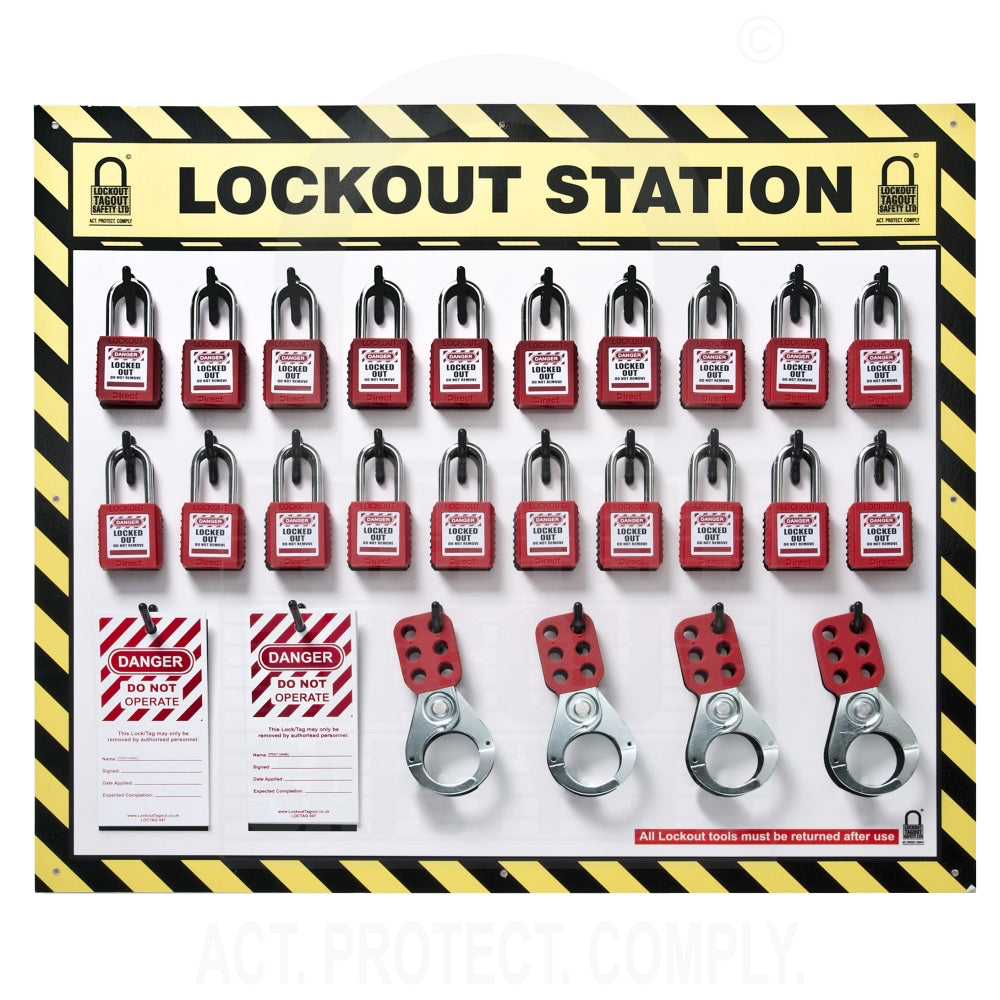LB20 Lockout Station 20 Capacity Board LB20 Lockout Station 20 Capacity Board